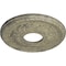 Ekena Millwork Palmetto Ceiling Medallion (Canopies up to 4 7/8"), 12 1/8"OD x 3 1/2"ID x 1"P, Castle Stone Crackle CM12PMCSC - alternate 3